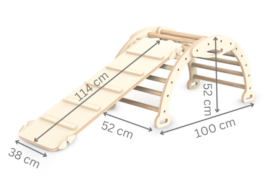 Joyz Klettergerüst Ndoor Holz Spelplatz Motork Lernspelzeug Knder