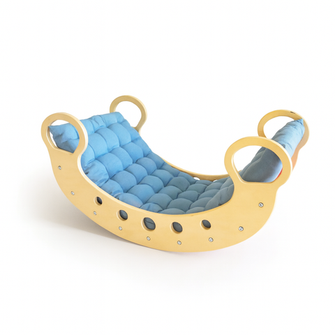 Paraninos Wippe/Balancewippe Regenbogenfarben